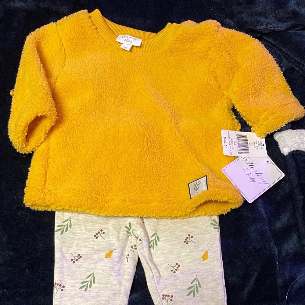 Cozy Yellow Kids Matching Set